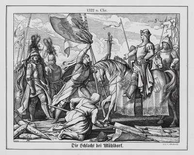 Batalha de Muhldorf de Karl Ludwig Adolf Ehrhardt