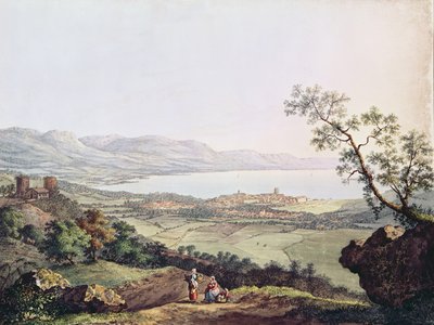 Vista, de, genebra, de, Saconex, em, savoy de Karl Ludwig Hackert