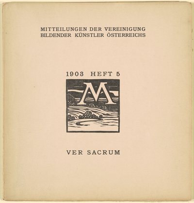 Ver Sacrum [6º ano, edição 5, março de 1903] de Karl Muller