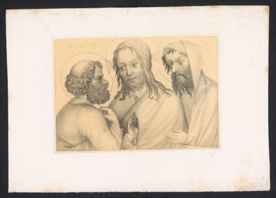 Roeping van Petrus em Andreas Desenhos e estudos de um mestre holandês do século XV. Século. Baseado nos originais mantidos na Biblioteca Real de Berlim (título da série) de Karl Palzow