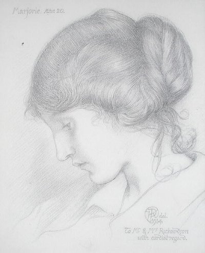 Cabeça de uma menina de Karl Parsons