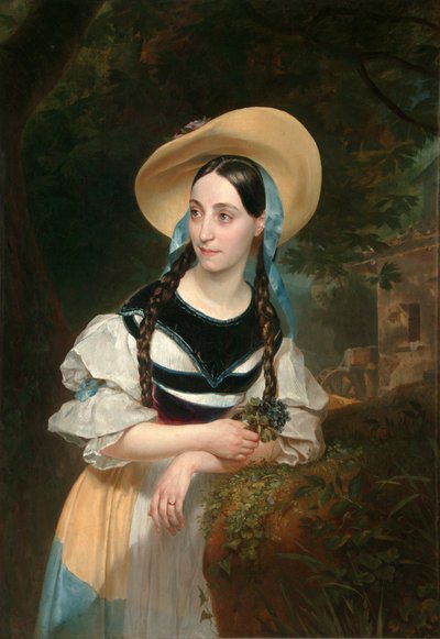 Retrato da cantora Fanny Tacchinardi Persiani