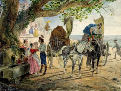 Feito no albanês, 1830-1833. de Karl Pavlovich Bryullov