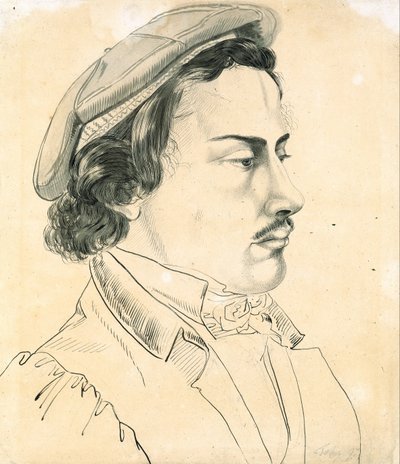 Retrato de um estudante de Karl Philipp Fohr