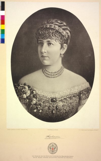 Princesa herdeira da Áustria Stephanie de Karl Ritter Von Kobierski