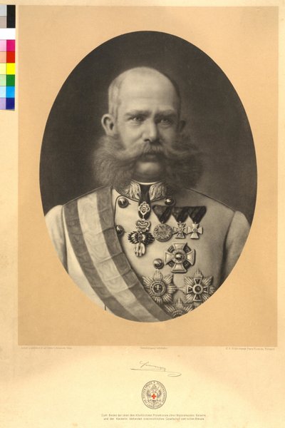 Imperador da Áustria Franz Joseph I de Karl Ritter Von Kobierski