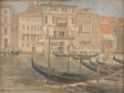 Pelo Grande Canal em Veneza de Karl Schou