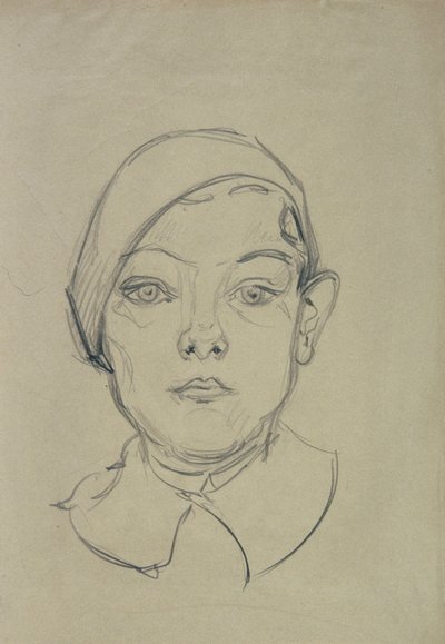 retrato de menino de Karl Suschnik