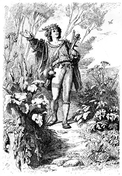 Canções memoráveis, c1880-1882. de Karl Theodor von Piloty