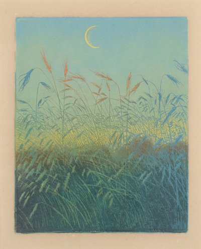 Ripe Cornfield: noite (Ahrendelf am Abend) de Karl Wilhelm Arthur Illies