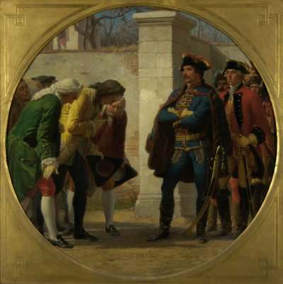 O Raid em Berlim 1757 de Karl von Blaas