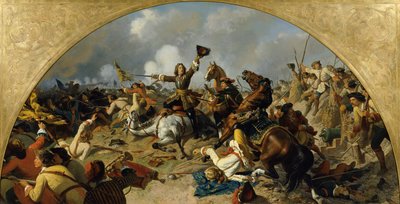 A Batalha de Turim 1706 de Karl von Blaas