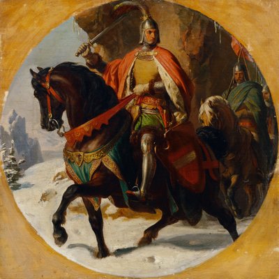 Campanha de Albrecht I sobre o Semming 1292 de Karl von Blaas