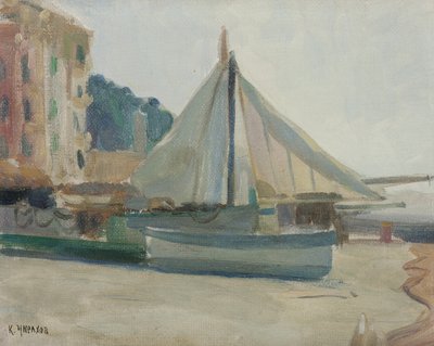 Barco com vela de Karpo Tchirakhoff