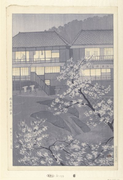 As fontes termais de Shuzenji Shuzenji onsen (título no objeto) de Kasamatsu Shirô
