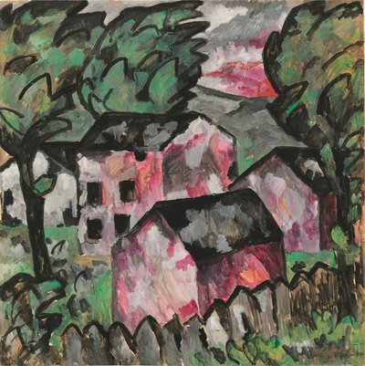 Paisagem, 1911. de Kazimir Severinovich Malevich