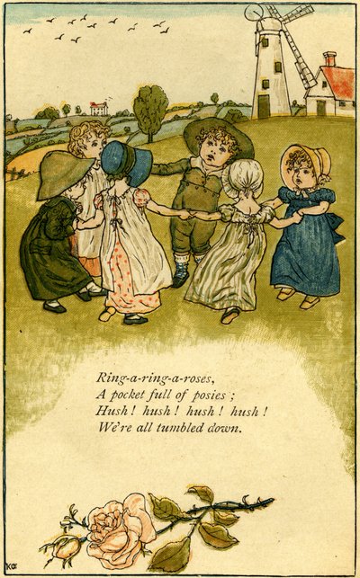 Ring-a-ring-a-roses de Kate Greenaway de Kate Greenaway