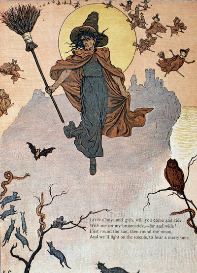 Sábado das bruxas e dos animais do mal de Kate Greenaway