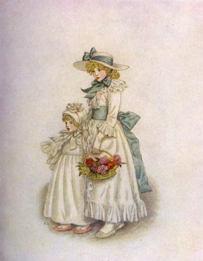 "Irmãs" por Kate Greenaway de Kate Greenaway