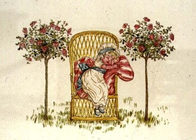 Dormir, de "Um dia na vida de uma criança". de Kate Greenaway