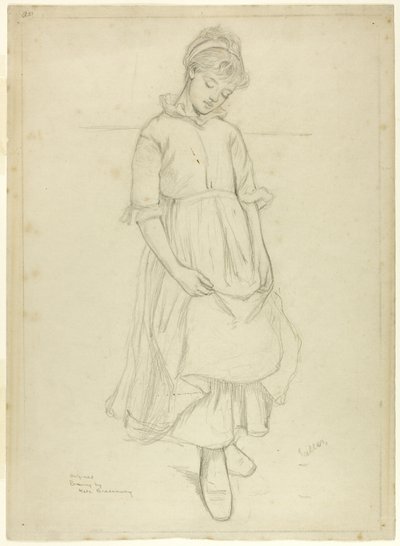 Garota em pé de Kate Greenaway