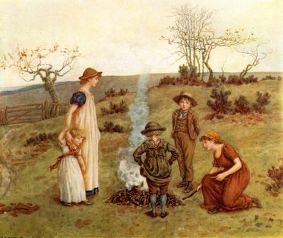 O fogo da vara por Kate Greenaway de Kate Greenaway