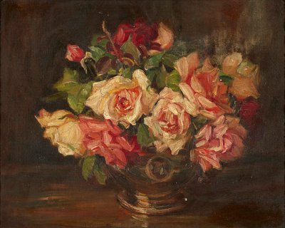 Rosas Rosa ( óleo sobre tela) de Kate Wyllie