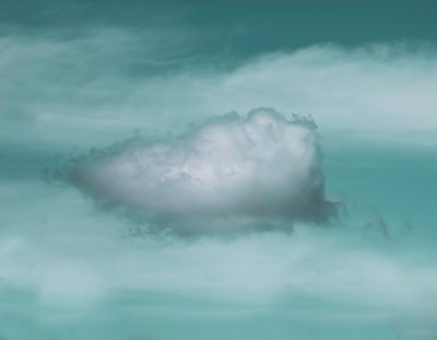 Nave espacial das nuvens, 2021 (foto) de Katha Wood