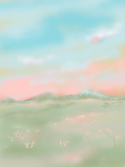 Prado em tons pastel de sonho de Katharina Puritscher