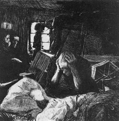 Necessidade, 1897 de Käthe Kollwitz
