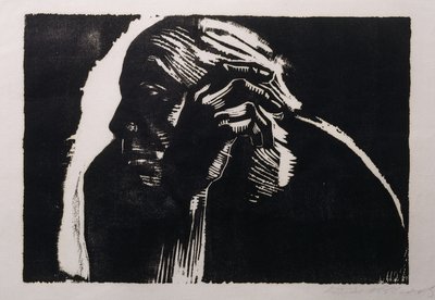 Auto-retrato; Auto-retrato, 1924 de Käthe Kollwitz
