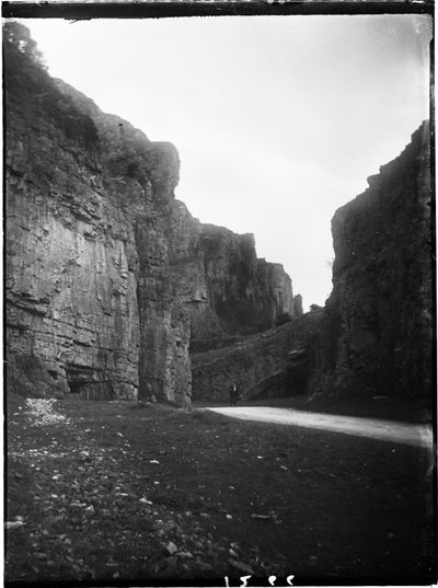 Cheddar Gorge, Cliff Road, Cheddar, Sedgemoor, Somerset, 22/05/1907 (p/b foto) de Katherine Jean Macfee