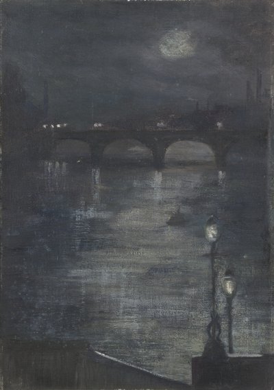 Moonlight on the Thames, Londres de Katherine Sophie Dreier