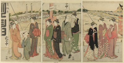 Visita ao Santuário Masaki Inari de Katsukawa Shuncho