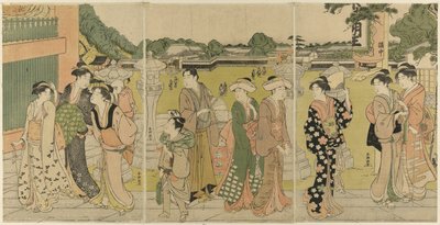 Visitar um templo dedicado ao Fudo de Katsukawa Shuncho