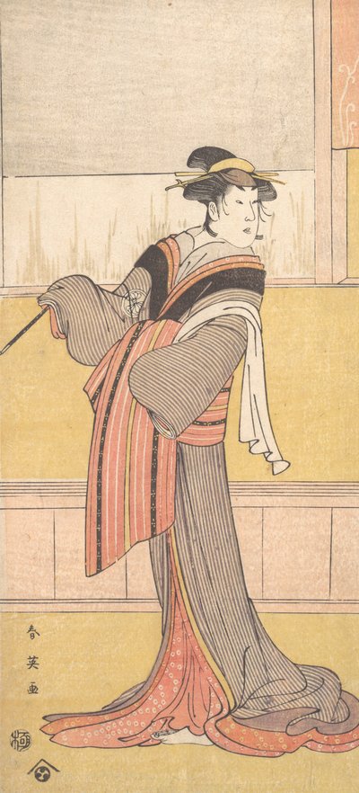 A mulher de Segawa Kiku é boa, não é? 1791. de Katsukawa Shun