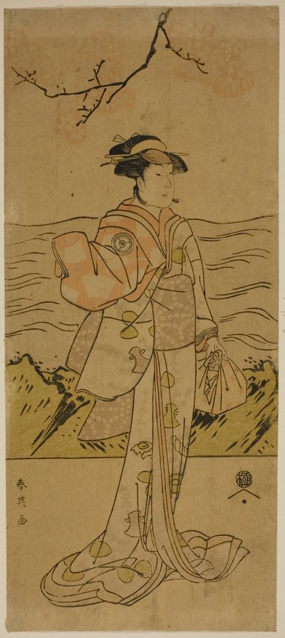 O ator Iwai Kiyotaro II de Katsukawa Shun