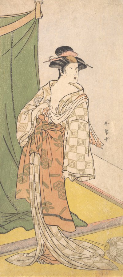 A mulher de Segawa Kiku é boa, não é? 1785. de Katsukawa Shunjo