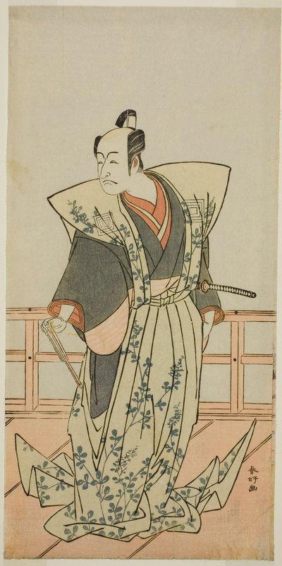 O ator Ichikawa Danjuro V num papel não identificado de Katsukawa Shunkо̄