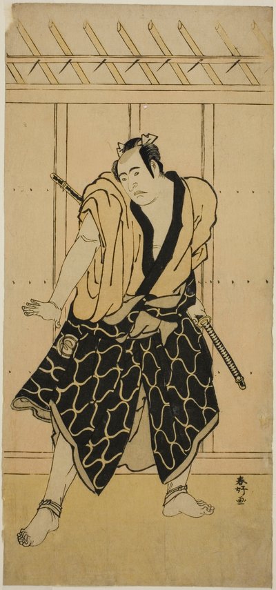 The Actor Sawamura Sojuro III as Soga no Dozaburo () de Katsukawa Shunkо̄