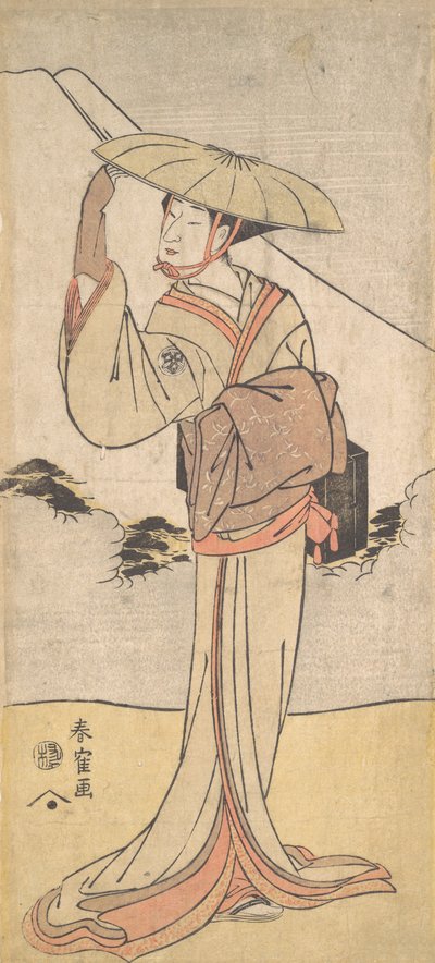 Tee Road f Esta música mundial Hioka Nun, 1796 completou 8. de Katsukawa Shunkaku