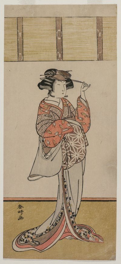 Iwai Hanshiro IV como Oiso no Tora, C. meados dos anos 1770. de Katsukawa Shunko