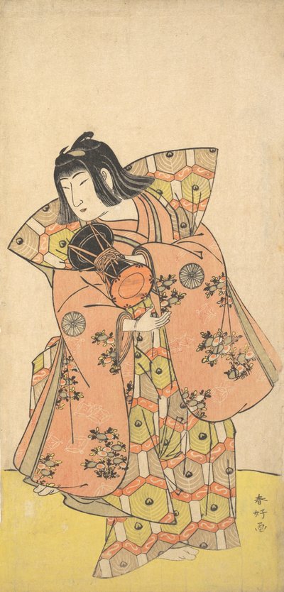 Tee c e r Nakamura e Mijuro Como membro da Beauty Maru, Tee D Rama, estou ouvindo Iwaya, que estrelou. 1773. de Katsukawa Shunko