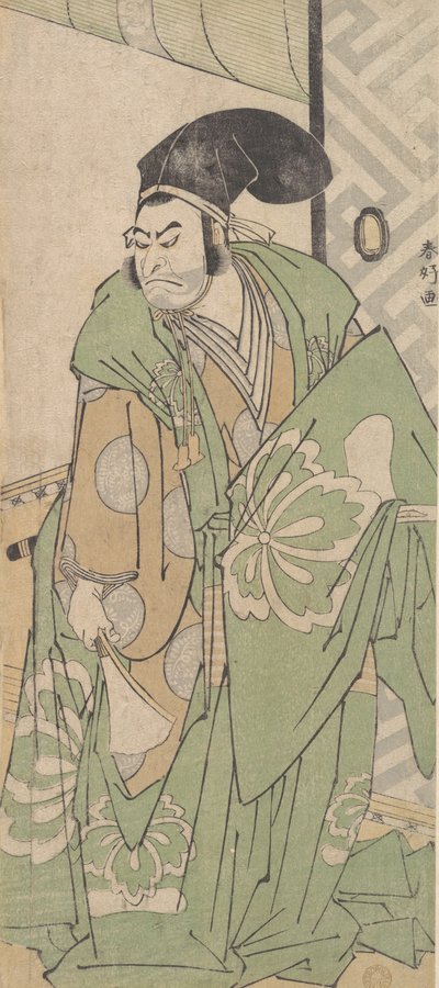 O Primeiro Nakamura Nakazo no papel de Ko no Moronao, junho de 1786. de Katsukawa Shunko