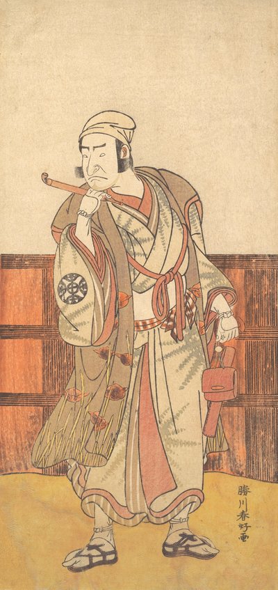 O Primeiro Nakamura Nakazo no Papel de Shimada no Hachizo, Abril de 1783. de Katsukawa Shunko