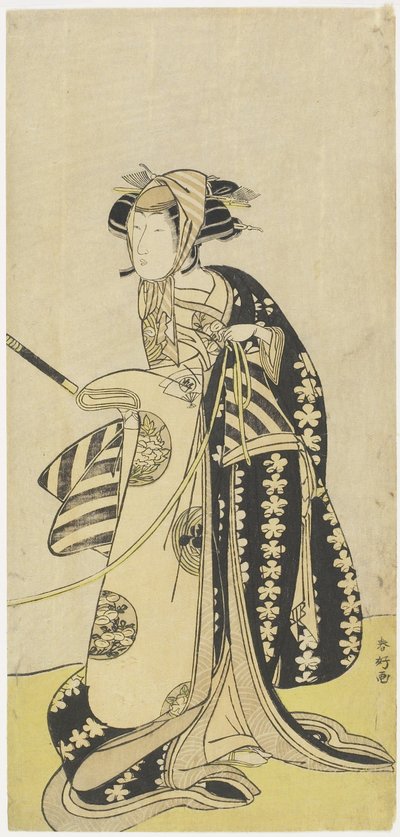 (O Actor Onoe Matsusuke num Papel Feminino) de Katsukawa Shunsho
