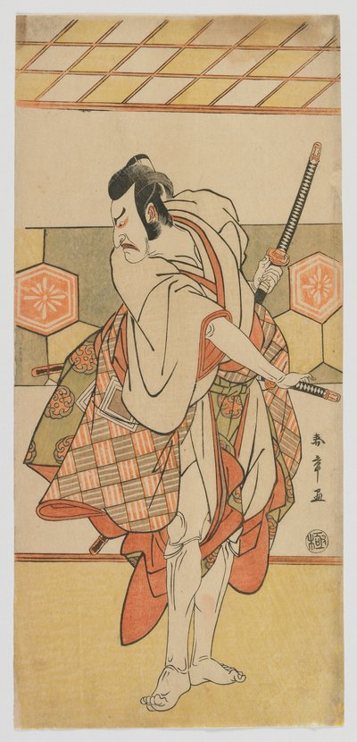 Actor Kabuki Ichikawa Danjuro V, período Edo de Katsukawa Shunsho