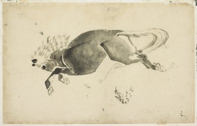 Running Horse, c.1815-1849 (tinta sobre papel) de Katsushika (school of) Hokusai