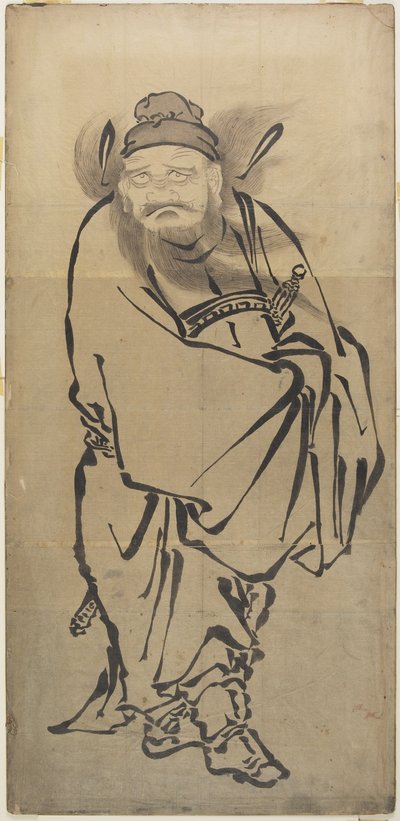 (Sho_ki the Demon Queller), meados do século XVIII e meio do século XIX de Katsushika Hokusai