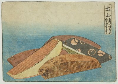 Produtos para pentear em Tsuchiyama de Katsushika Hokusai